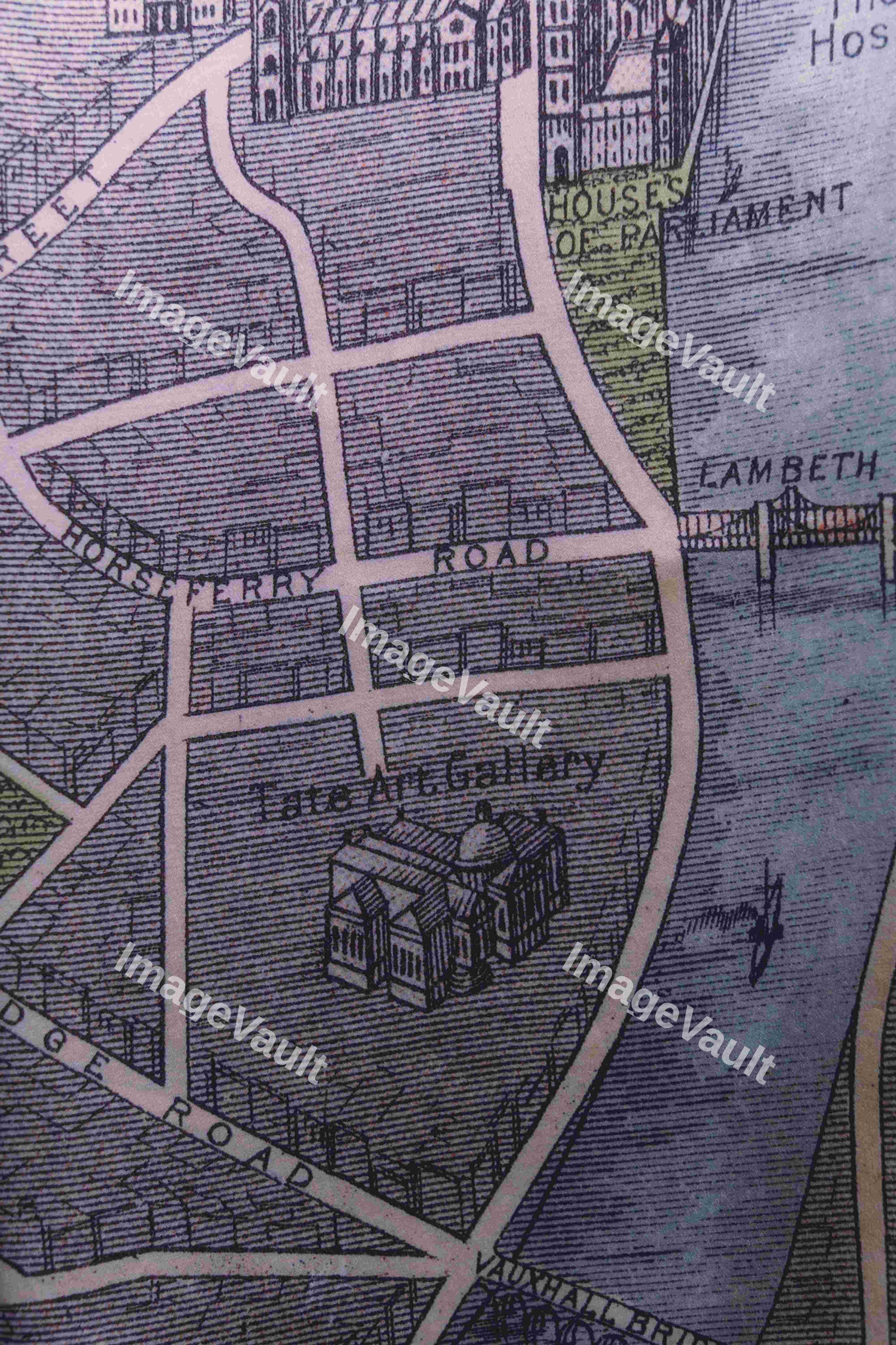 Road Map Texture